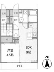 メゾンフローレの間取り画像