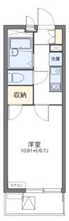 レオパレスレイクサイド武蔵浦和の間取り画像