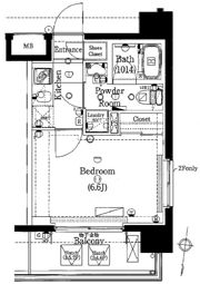 プレセダンヒルズ北千住の間取り画像