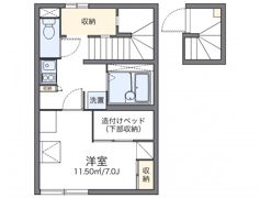 レオパレスコーポシャングリラの間取り画像