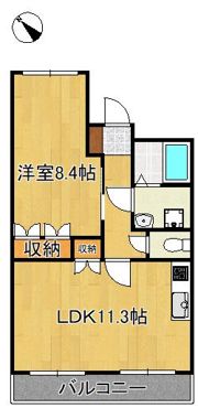 花みずきの間取り画像