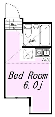 ユナイト小机グレートギャッピーの間取り画像