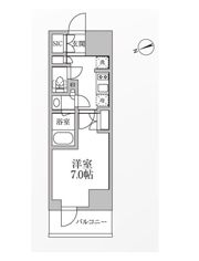 レジディア新御徒町Ⅱの間取り画像