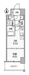 クレストコート江坂垂水町の間取り画像