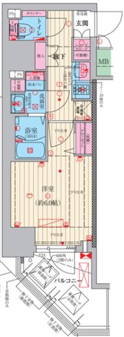 ファーストフィオーレ吹田レガーメの間取り画像