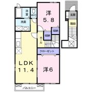 Y’sコート参番館の間取り画像