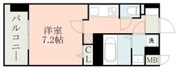 レクシアフラッツ水前寺の間取り画像