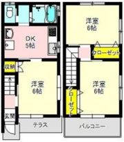 ハイツ関の間取り画像
