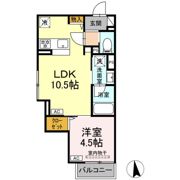 セレスティア青井Ⅱの間取り画像