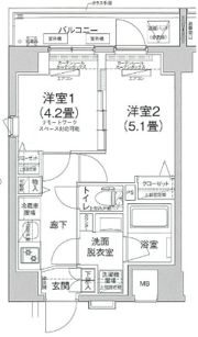 ルフレプレミアム町屋の間取り画像