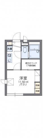 レオパレスライトハウス上田の間取り画像