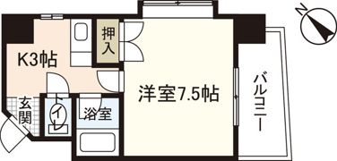アーバン田部Ⅲの間取り画像