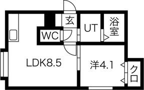 ステーションフロントの間取り画像