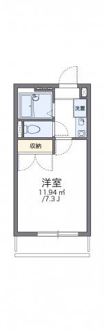 レオパレス西水元Ⅱの間取り画像