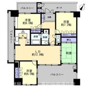 サーパス高松駅前フレシアサンポートの間取り画像