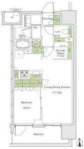 ザ・パークハビオ都島フロントの間取り画像