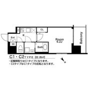 エスリード本町靱公園レジデンスの間取り画像