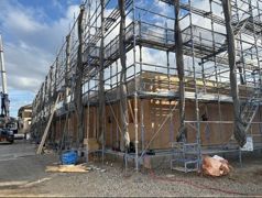 木曽川町玉ノ井字大縄場八ノ切新築アパートの外観画像