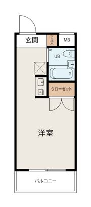 メインステージ中井駅前の間取り画像