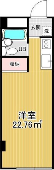武蔵台コーポの間取り画像