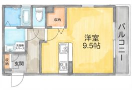 レジデンス寝屋川の間取り画像