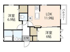 GRANDIR BLANCHEの間取り画像