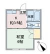 市川ハイツの間取り画像