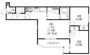 ラモーナ出口の間取り画像