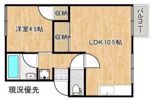 プレジール加茂Aの間取り画像