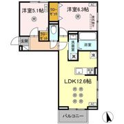 セントラルヴィラⅢの間取り画像
