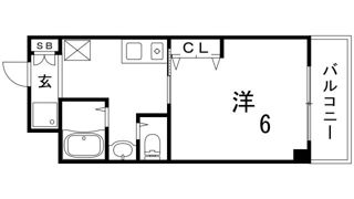 中山手ミオ壱番館の間取り画像