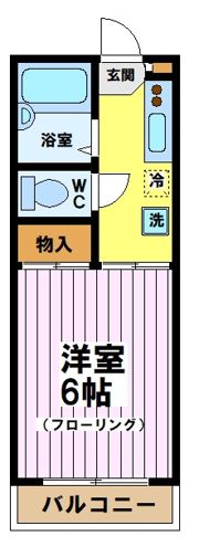 メゾンベルの間取り画像