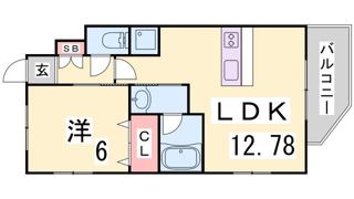 プレジオ神戸WESTの間取り画像