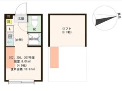 ハーモニーテラス新小岩Ⅲの間取り画像
