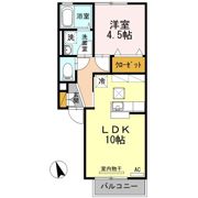 ハピネス杜の間取り画像