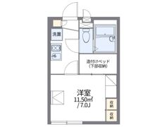 レオパレス牛田南の間取り画像