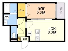 ノヴァイフ高木1の間取り画像