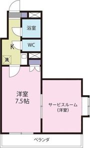 ロイヤルマンション磐田の間取り画像