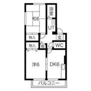 セゾン東須磨の間取り画像