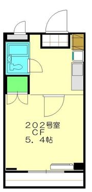 徳丸マンションの間取り画像