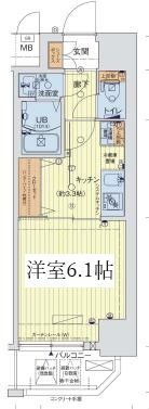 セオリー神戸アクアグルーブの間取り画像