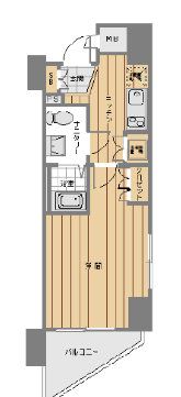 ヴォーガコルテ浅草橋Ⅱの間取り画像