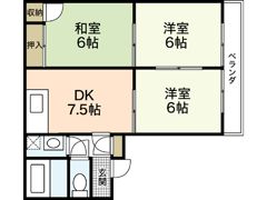 フレグランス大上の間取り画像