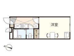 レオパレスASEBAⅢの間取り画像