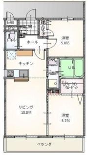 ハレレアIIの間取り画像