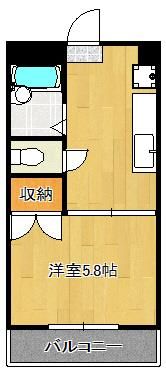 オークヴィラ小倉の間取り画像