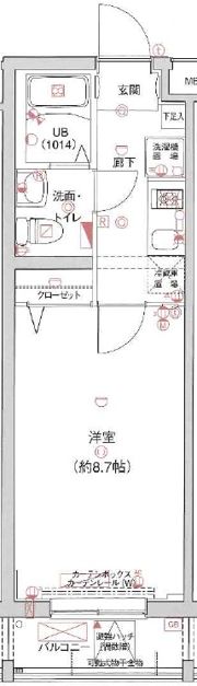 グランフォース谷在家の間取り画像