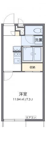レオパレス中の島の間取り画像