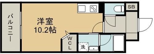 NewEra水前寺の間取り画像