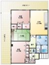 小松1丁目マンションの間取り画像